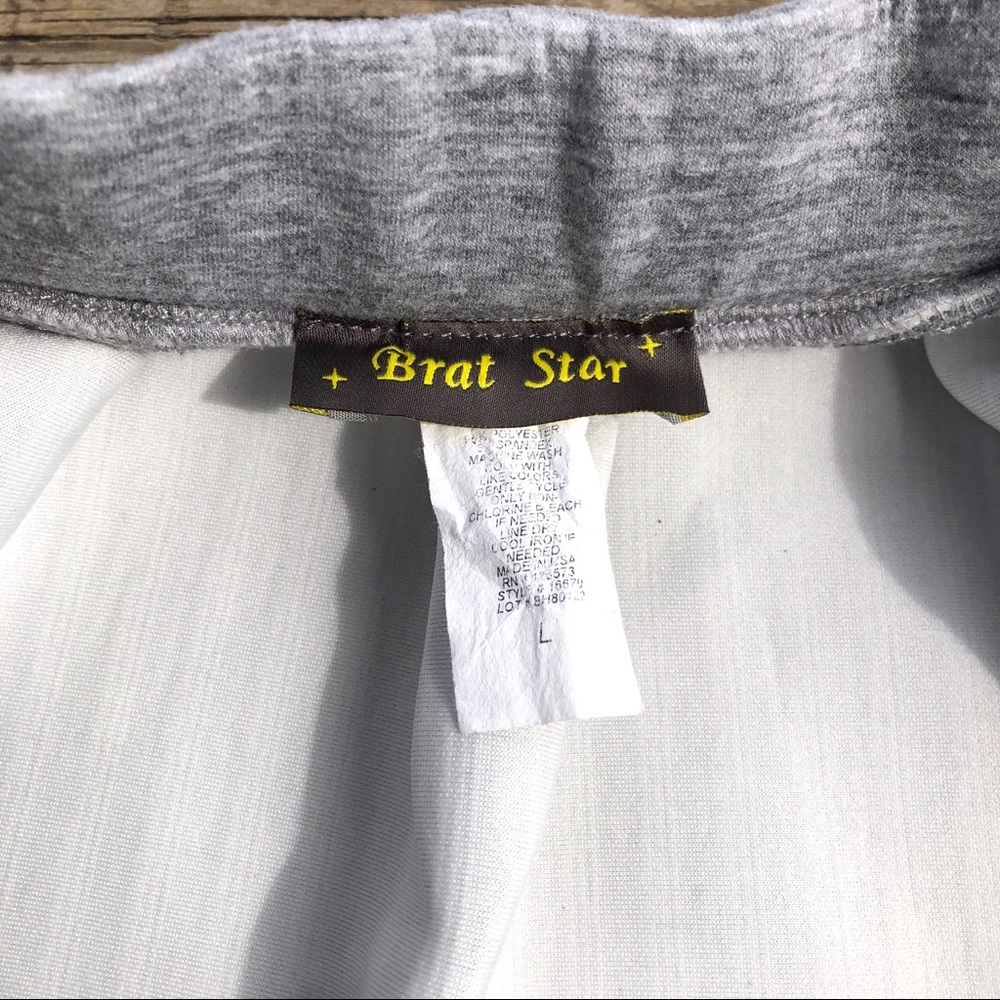 Heathered Light Gray Skater Circle Skirt sz Large - Picture 4 of 4